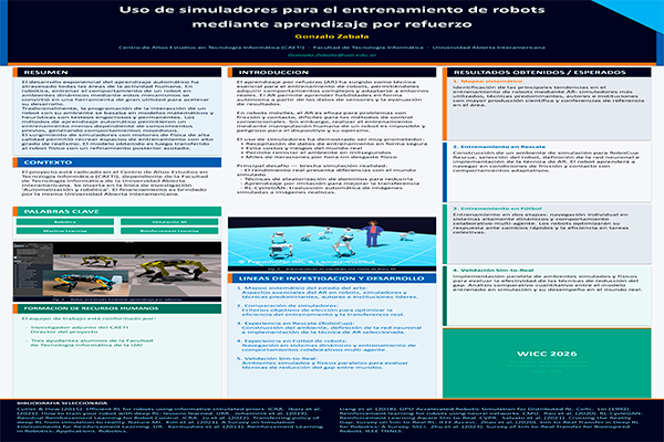 Uso de Simuladores para el Entrenamiento de Robots